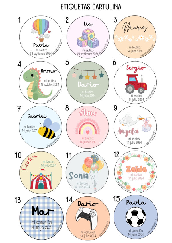 NOMBRES DE JABÓN - Degradado - Imagen 3