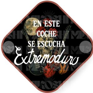 Placa coche - EXTREMODURO (SE)