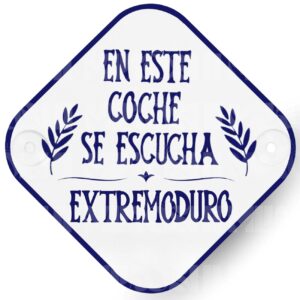 Placa coche - EXTREMODURO