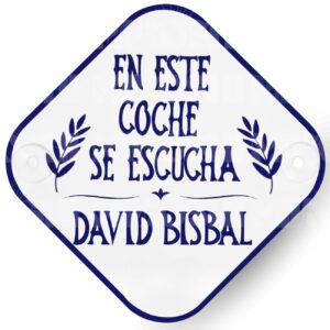 Placa coche - DAVID BISBAL