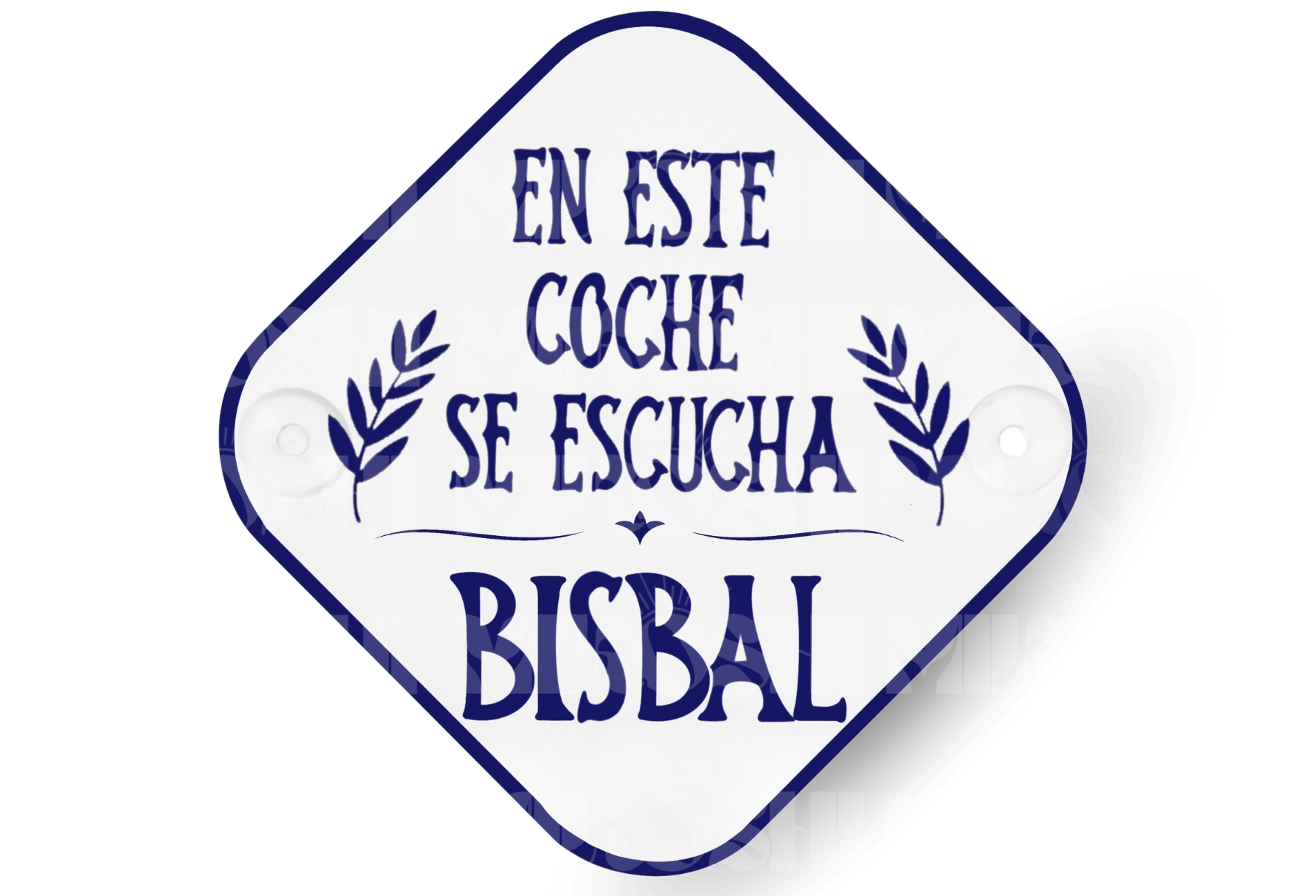 Placa coche - BISBAL