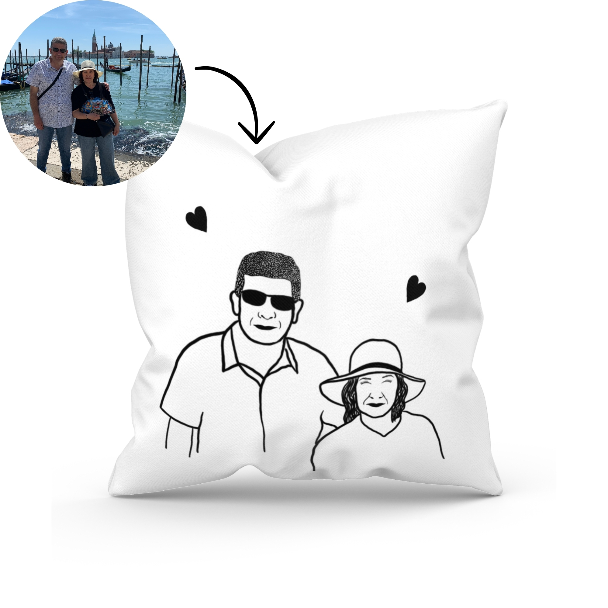 Cojín - SILUETA PERSONALIZADA