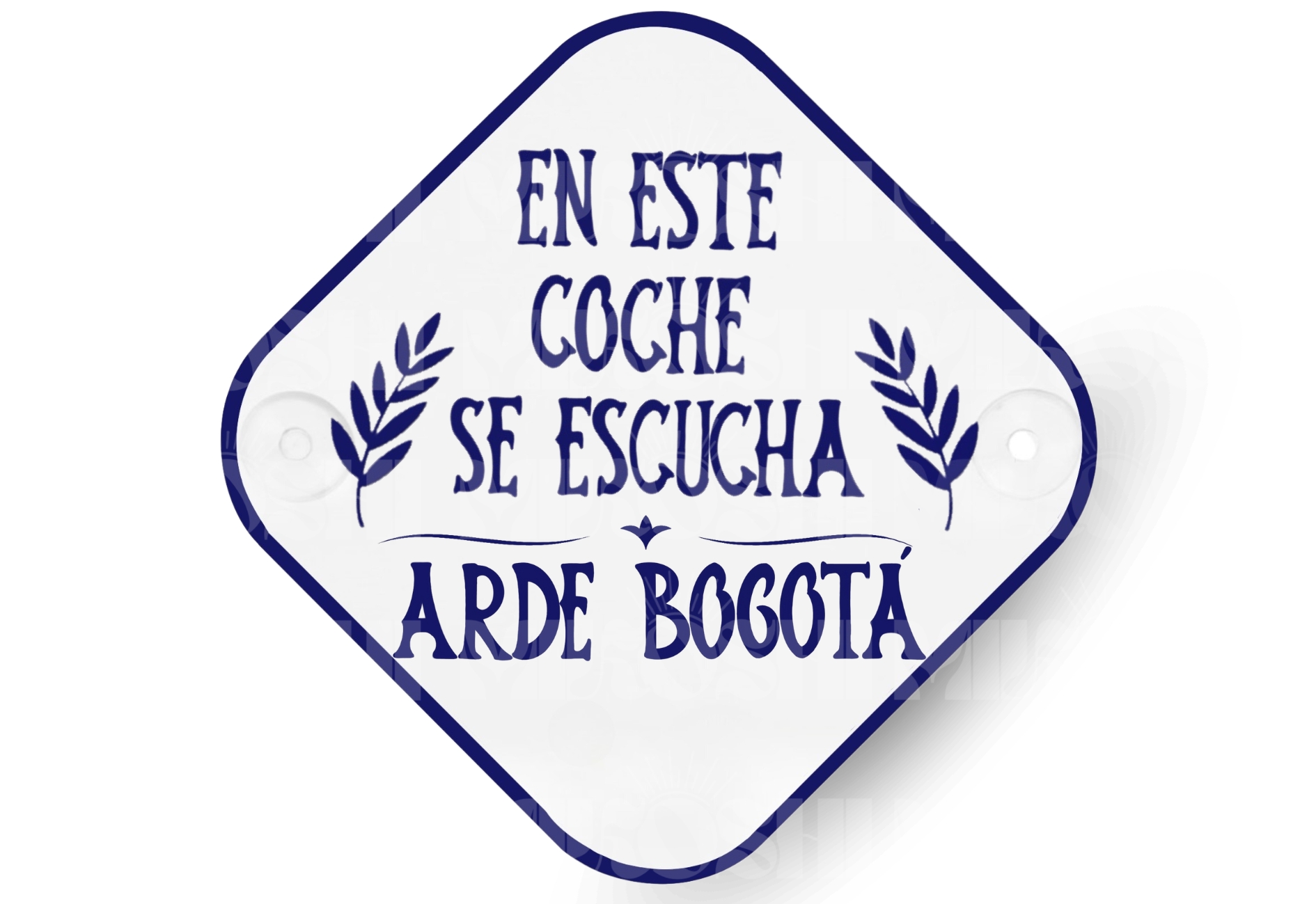 Placa coche - ARDE BOGOTÁ