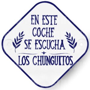 Placa coche - LOS CHUNGUITOS