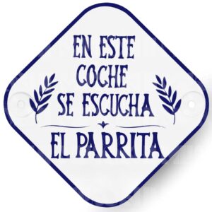 Placa coche - EL PARRITA