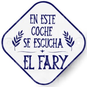 Placa coche - EL FARY