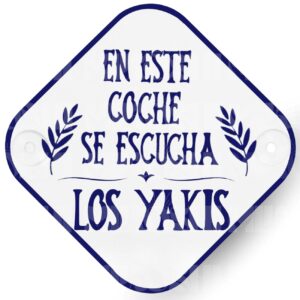 Placa coche - LOS YAKIS