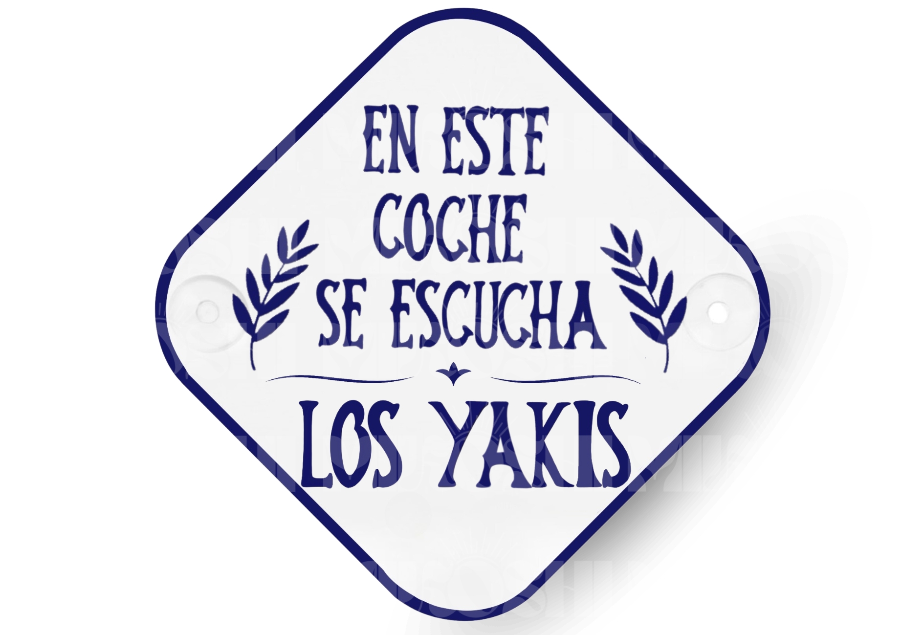 Placa coche - LOS YAKIS